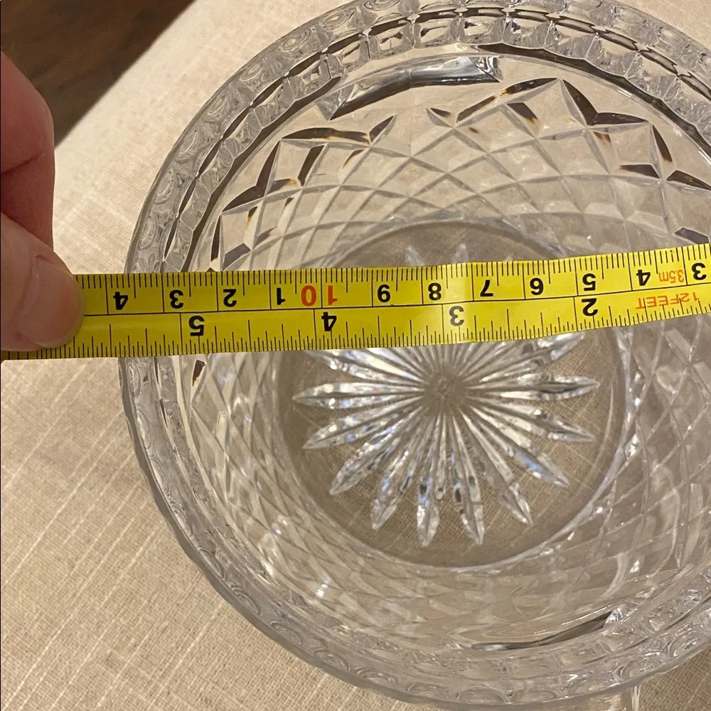 Vintage Crystal Glass Ice Bucket